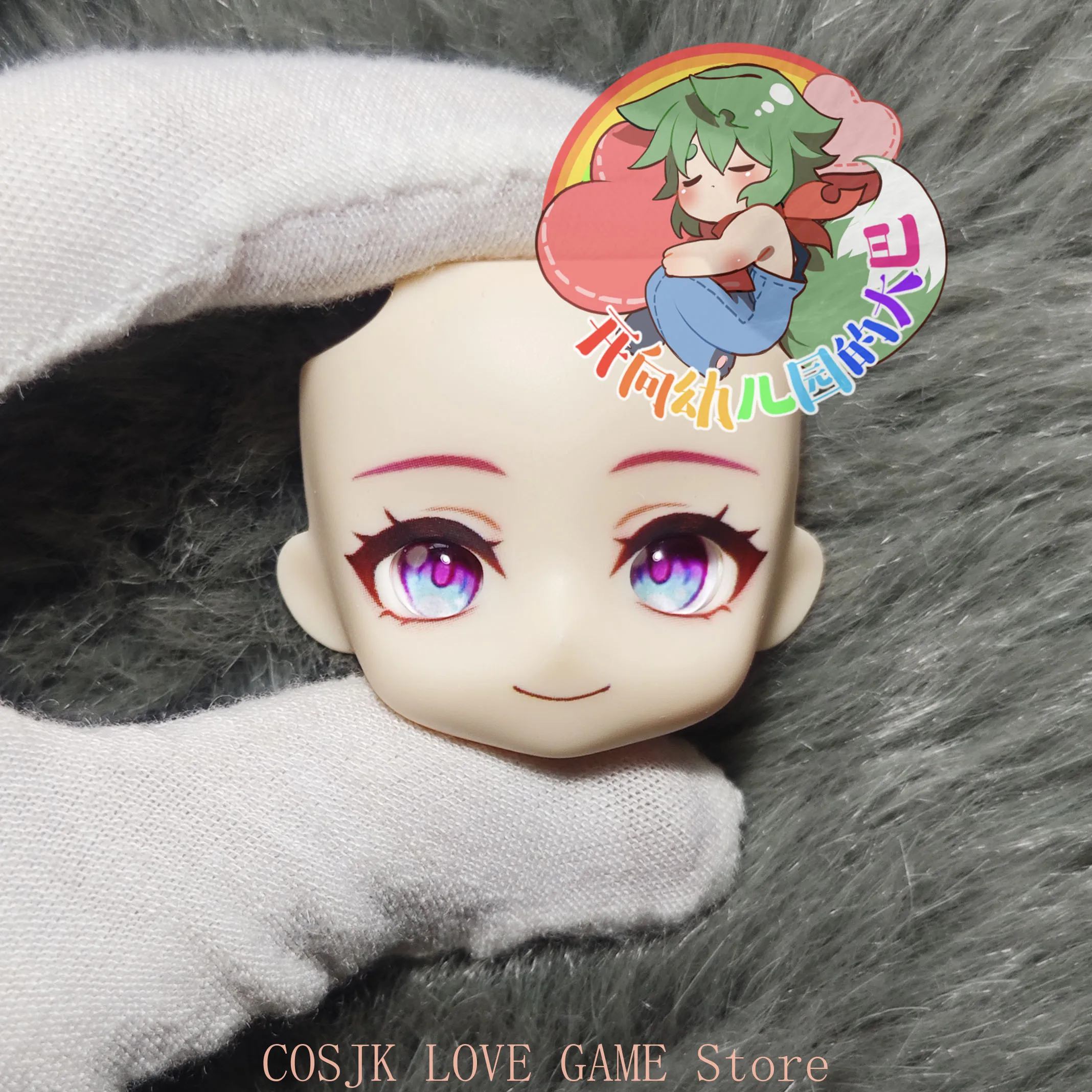 

Game March 7th Honkai：Star Rail Ob11 OB22 Face GSC Handmade Face Anime Game Faceplate cosplay Accessories