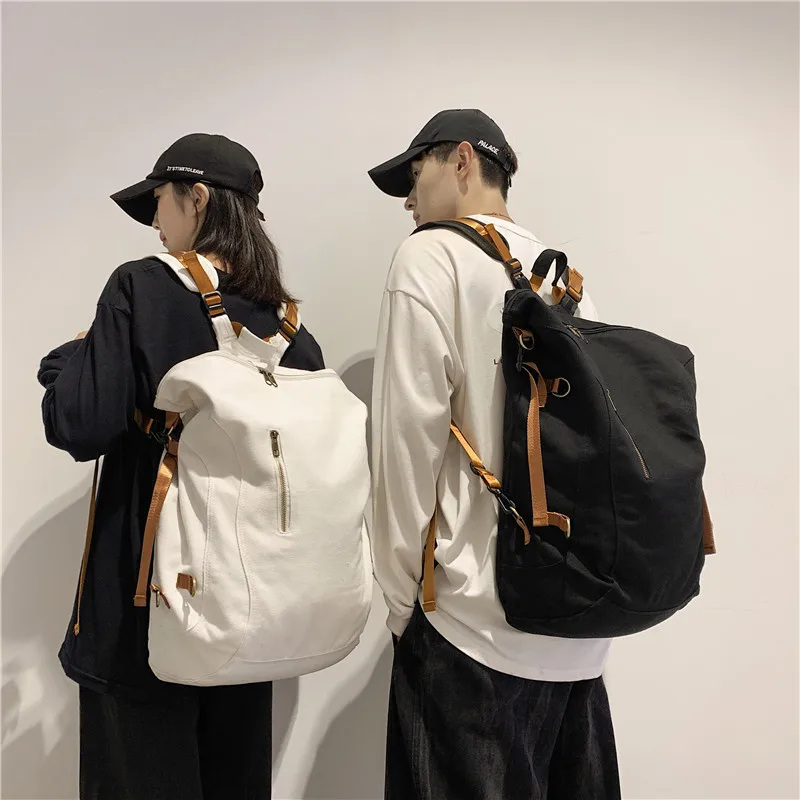 

Korean version backpack for women, high school, university, leisure trend, large capacity, fashionable travel backpack for men