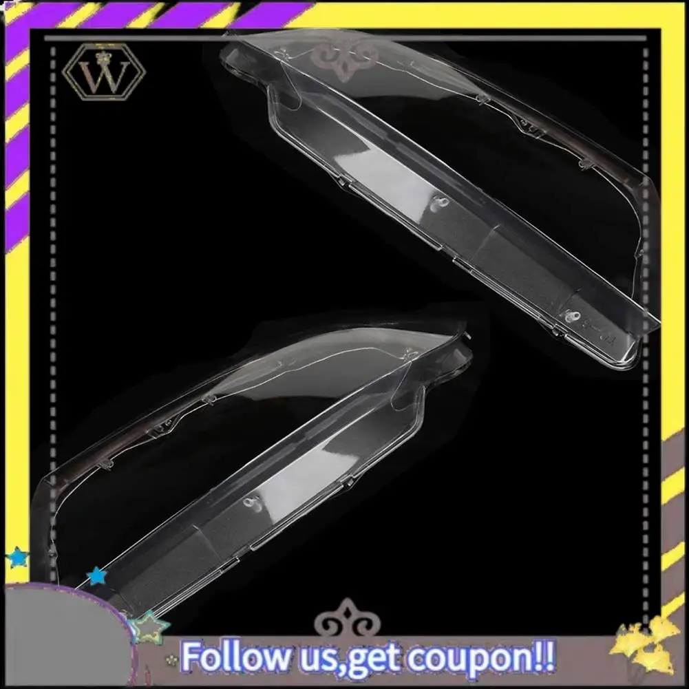 ABXV-Car Headlight Caps Fit For -BMW 3 Series E90 E91 2005-2011 Xenon Headlight Shade Lamp Cover Clear Lens Accessories