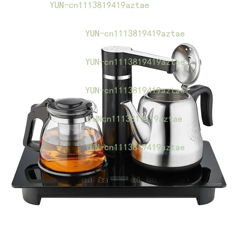 304 stainless steel automatic water supply electric kettle intelligent temperature regulating tea table integrated tea set panel