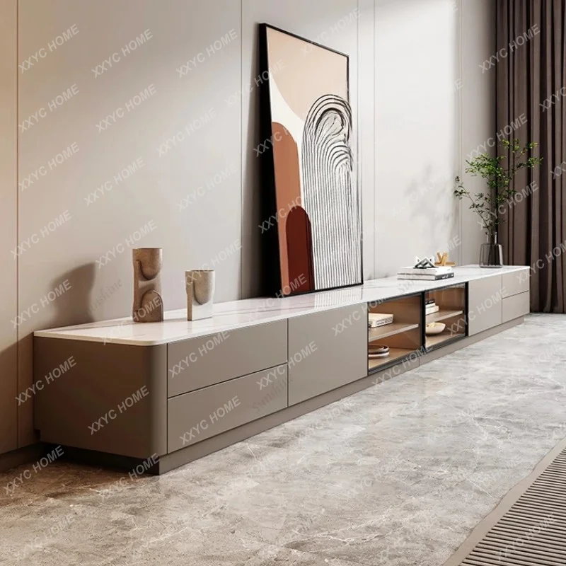 living room tv stand Interior television cabinet luxury exclusive tv panel cabinet supports meuble rangement Home furniture