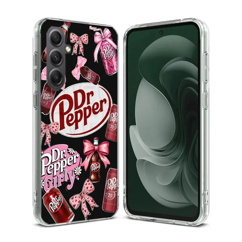 Cherry D-Dr-P-Pepper Drink Phone Case for Samsung A16 A26 A36 A56 A17 A37 A57 A07 A06 A02S A03 A04S A05S Galaxy Note 20 10 A50S