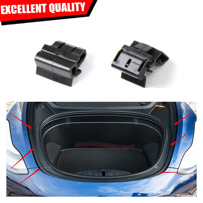 Complete Front Storage Box Clip For Tesla Model 3 Model Y Front Spare Box Clip 1472872-00-B 2019-2024