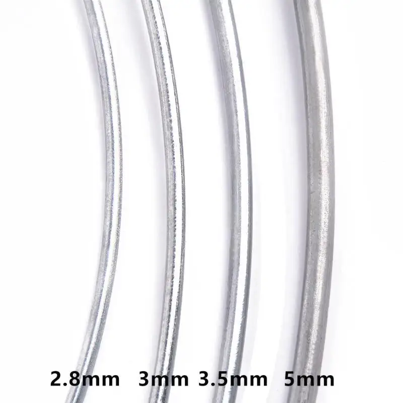5 Stück Traumfänger-Ringe in verschiedenen Größen, rund, aus silbernem, metallischem Eisen, gut verschweißt, für handgefertigte DIY-Bastelarbeiten und Accessoires. – Detail 10