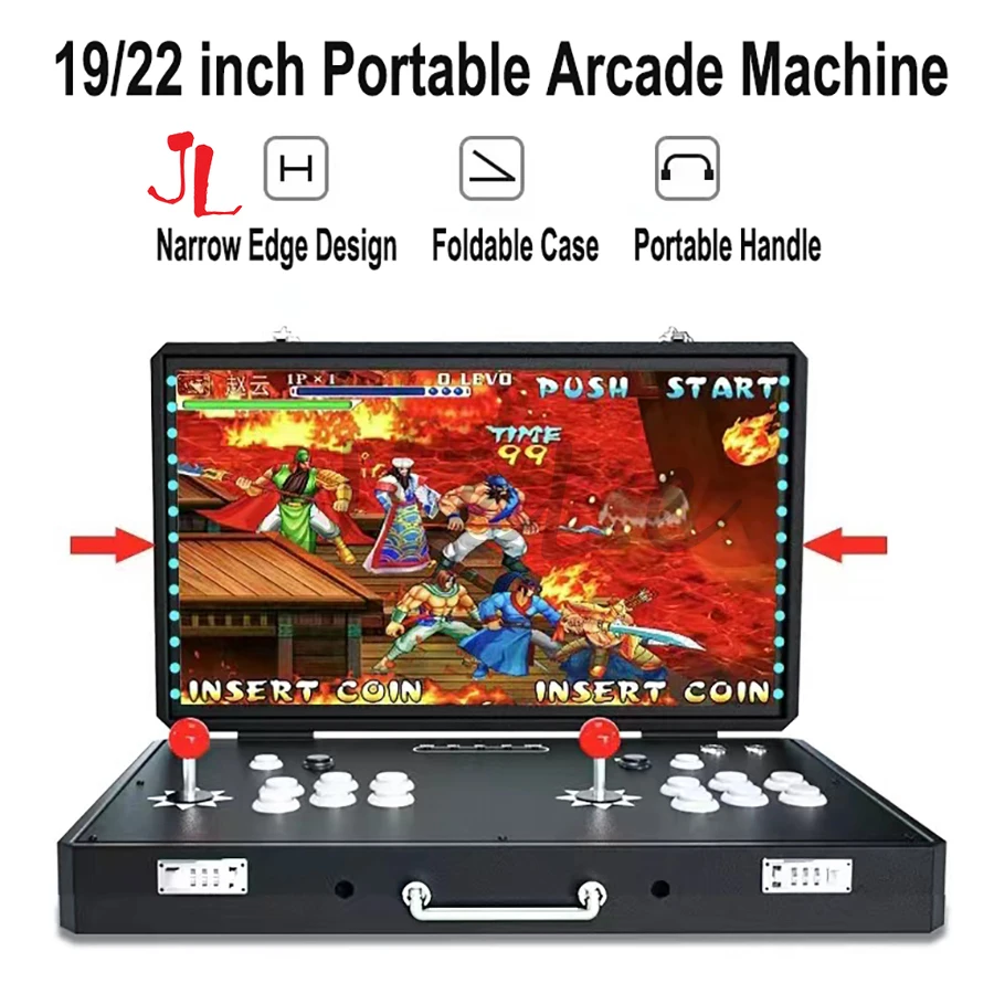 2 Players 19-22 Inch LCD Video Game Console SAGA PANDORA DX 26800 In 1 Motherboard To TV Retropie Mini Machine Arcade Stick