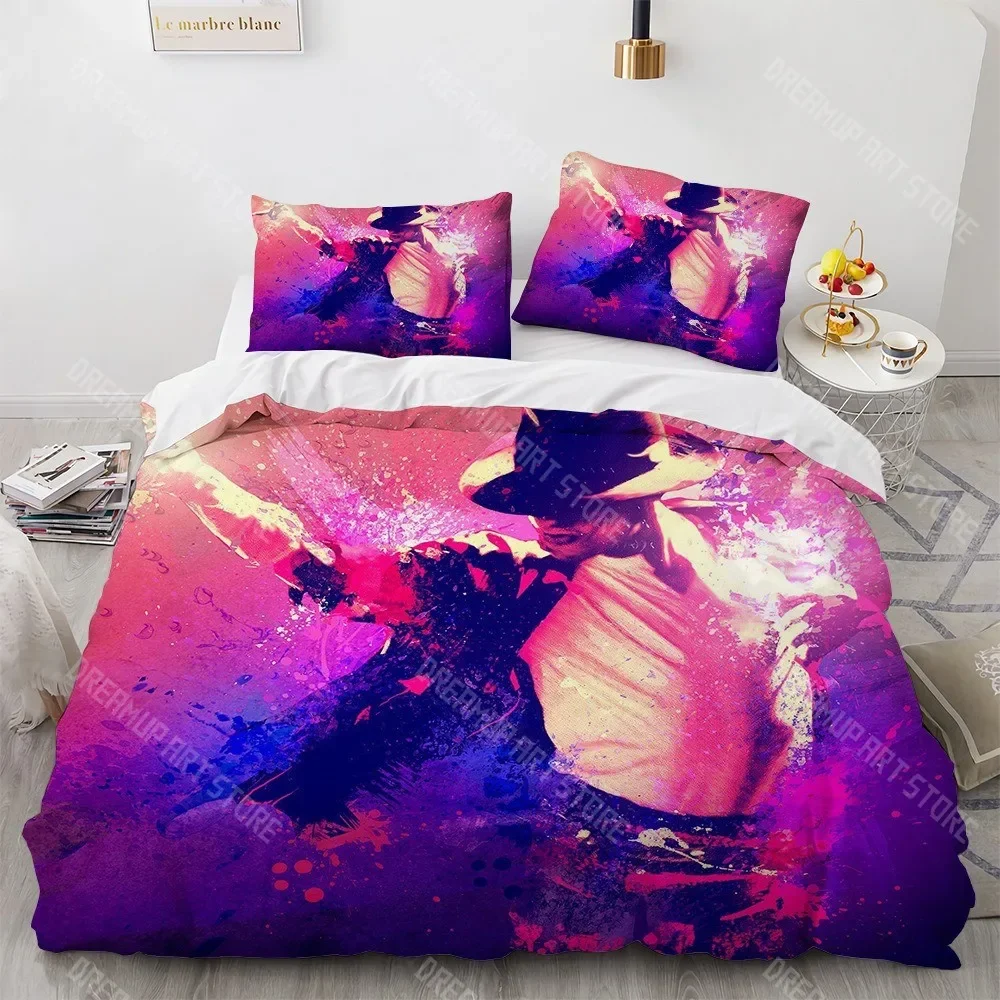2026 Michael Jackson Bedding Set Duvet Cover Set Lightweight Soft Duvet Cover Decorative Bedding For Teenagers Boys Girl Gift La