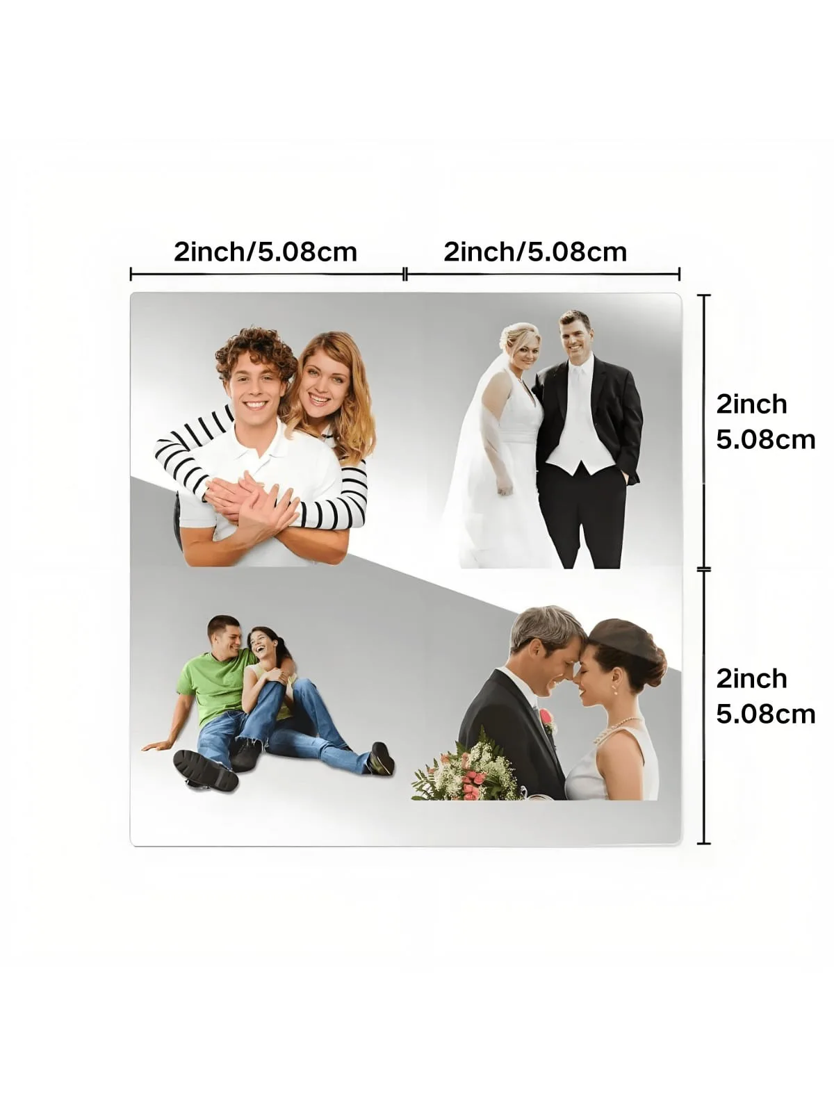 Custom Photo Acrylic Fridge Magnet，Die Cut Refrigerator Magnet，DIY Family Pet Picture，Memorial Home Decor Gift 1/3/5Pcs