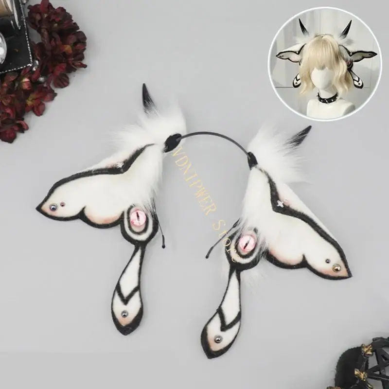 

Wolf Ears Headbands Novelty Masquerades Hair Hoop Celebration Headwear D08E