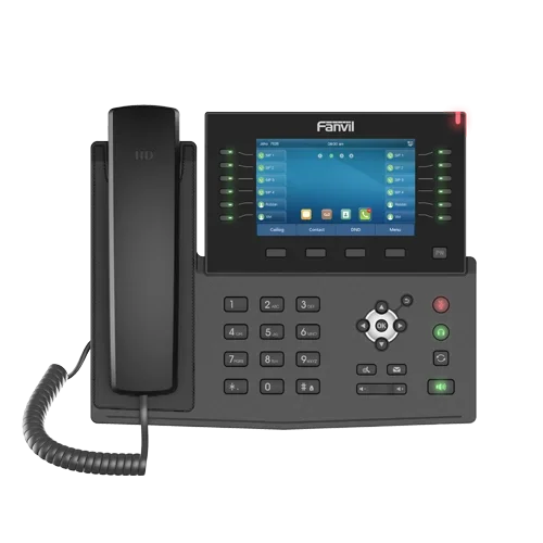 High-End Enterprise IP Phones Fanvil X7C 20 SIP Lines 5-inch Color Screen Rich Function VoIP SIP Phone support WiFi POE