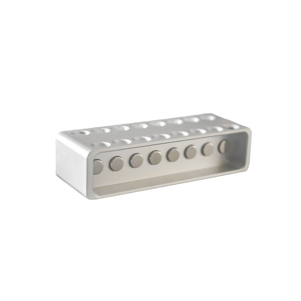 0.2ml PCR Tube Magnetic Stand, Aluminum Alloy Beads Separator for Molecular Biology Lab