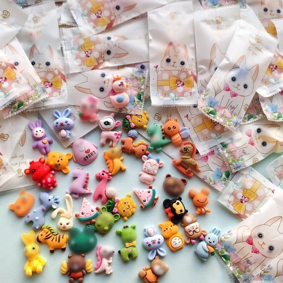 5/10PCS Funny Mixed Surprises Mixed Bag Cute Simulation Miniature Mini Animal Model Fake Candy Guess Children's Toys