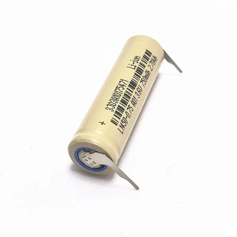 2-6pcs L1450-. 075 14500 3.6V 750mAH Lithium Battery Suitable for Philips Electric Toothbrushes HX9903, 993B, HX6800