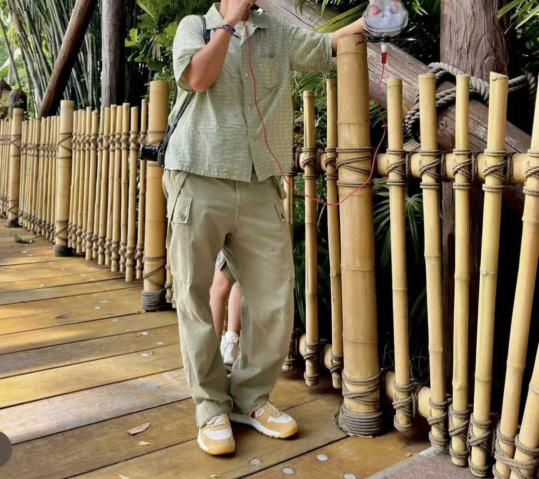 VISVIM WMV 000 C/D سراويل FERNGULLEY عتيقة