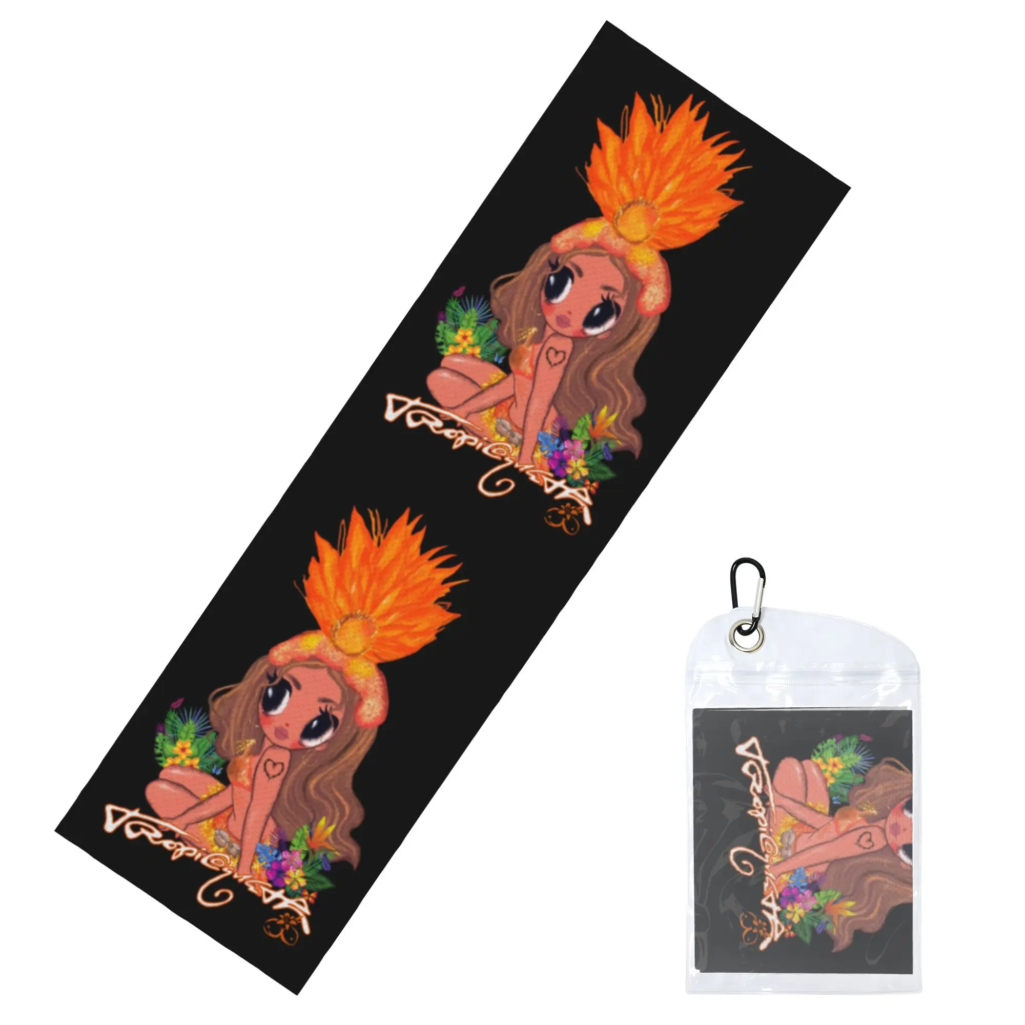 Colombian Music Singer Karol G Tropicoqueta Cold Exercise Towel  Yoga And Fitness Running Outdoor Activities Travelling Towels