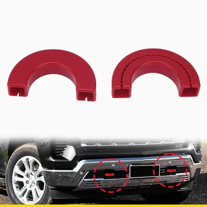 SZCH Uncovered Tow Hook Area Covers with Curved U-Shaped Construction for 1500