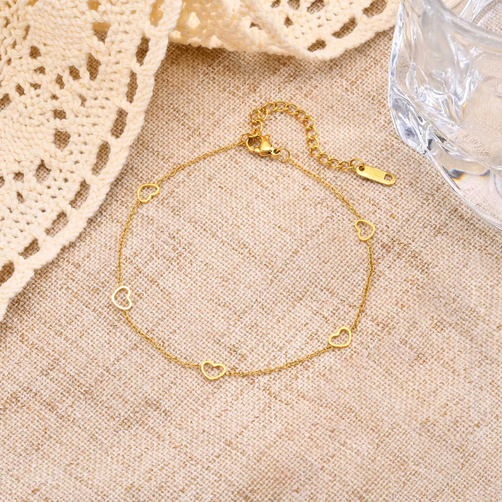 Pulsera / Tobillera Zorro Acero Inoxidable: Símbolo De Buena Suerte Y Fuerza (Regalo Perfecto Para Ellas)