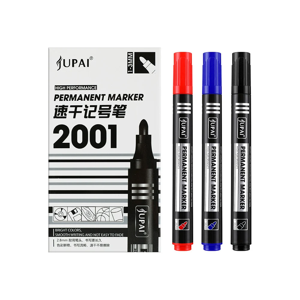 10pcs High Performance Permanent Markers Quick-Dry Waterproof Ink for Tire Painting Greeting Cards Graffiti Artistic Creations