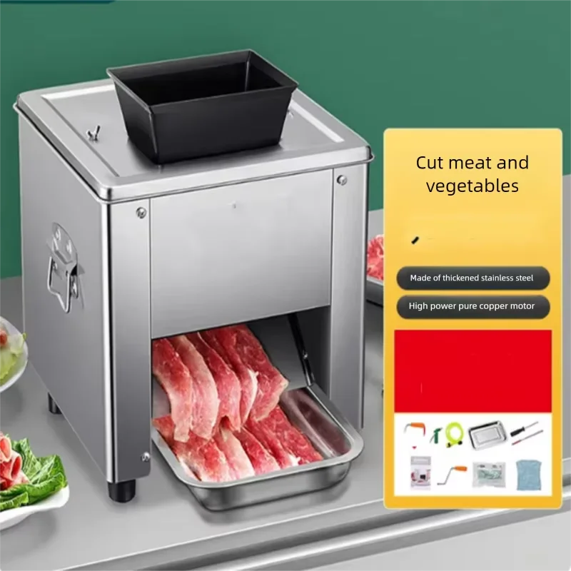 Easy to Operate Meat Cutter and Grinder Machine Meat Cutter for Kitchen Meat Cutter Slice Machine