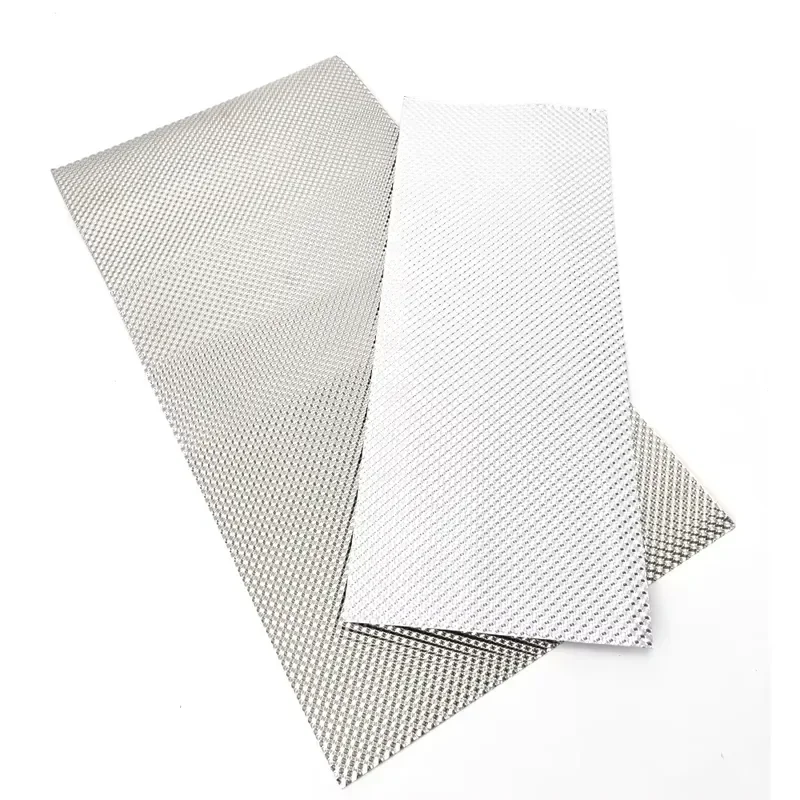 Universal 0.1mm 0.15mm Heat Insulation Stainless Embossed Car Exhaust Muffler Heat Shield