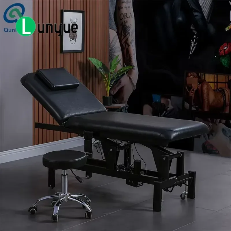 Electric Facial Bed for Beauty Spa Massage Table Furniture Automatic Adjustment High Quality Comfortable Professional