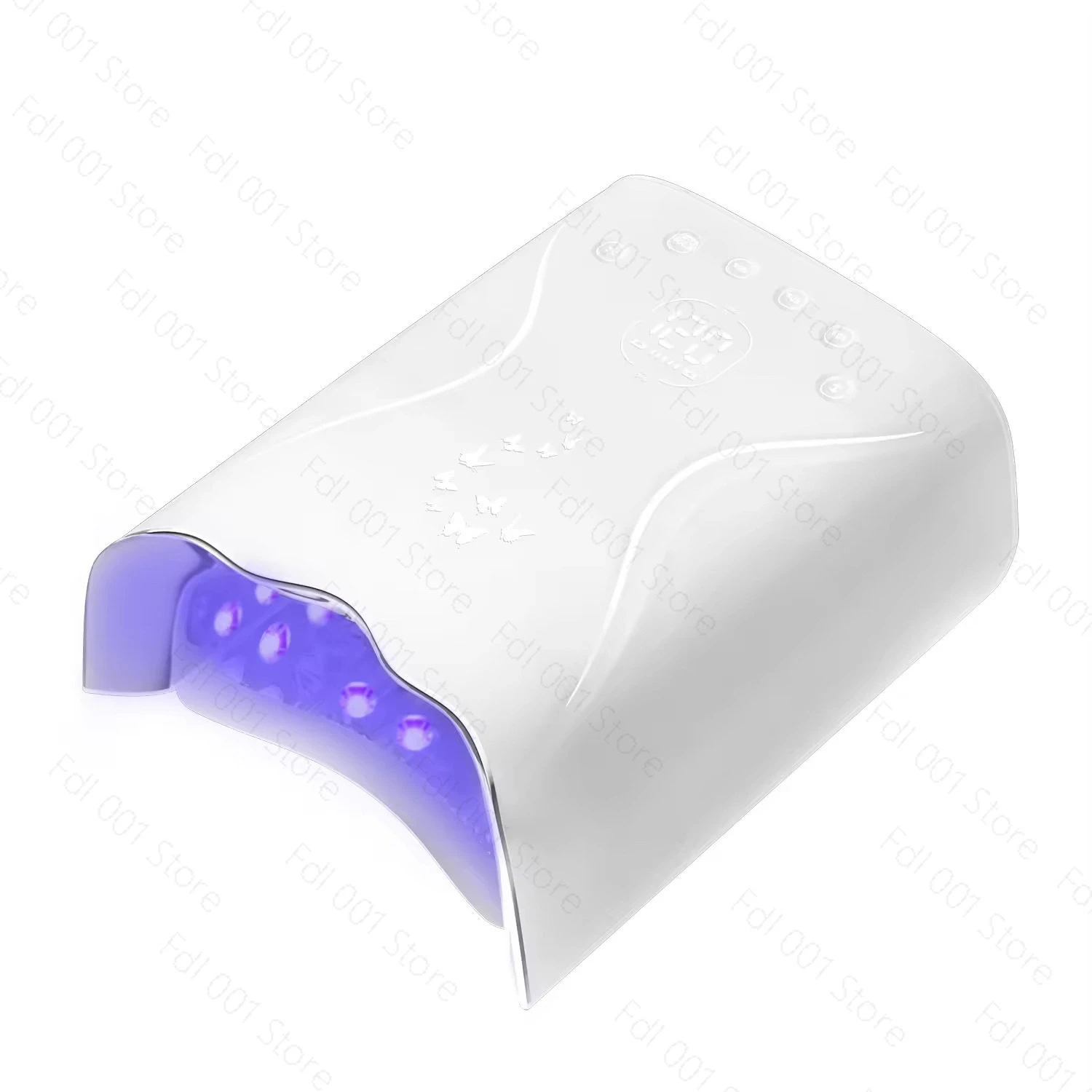 115W Rechargeable Portable UV Nail Lamp, Professional Salon Nail Curing Light