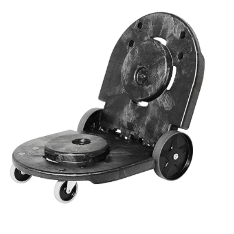 Dolly, for BRUTE Trash Can, Wheels, Black, for Restaurants/Back of House/Offices/Warehouses/Airports/Commercial Environments