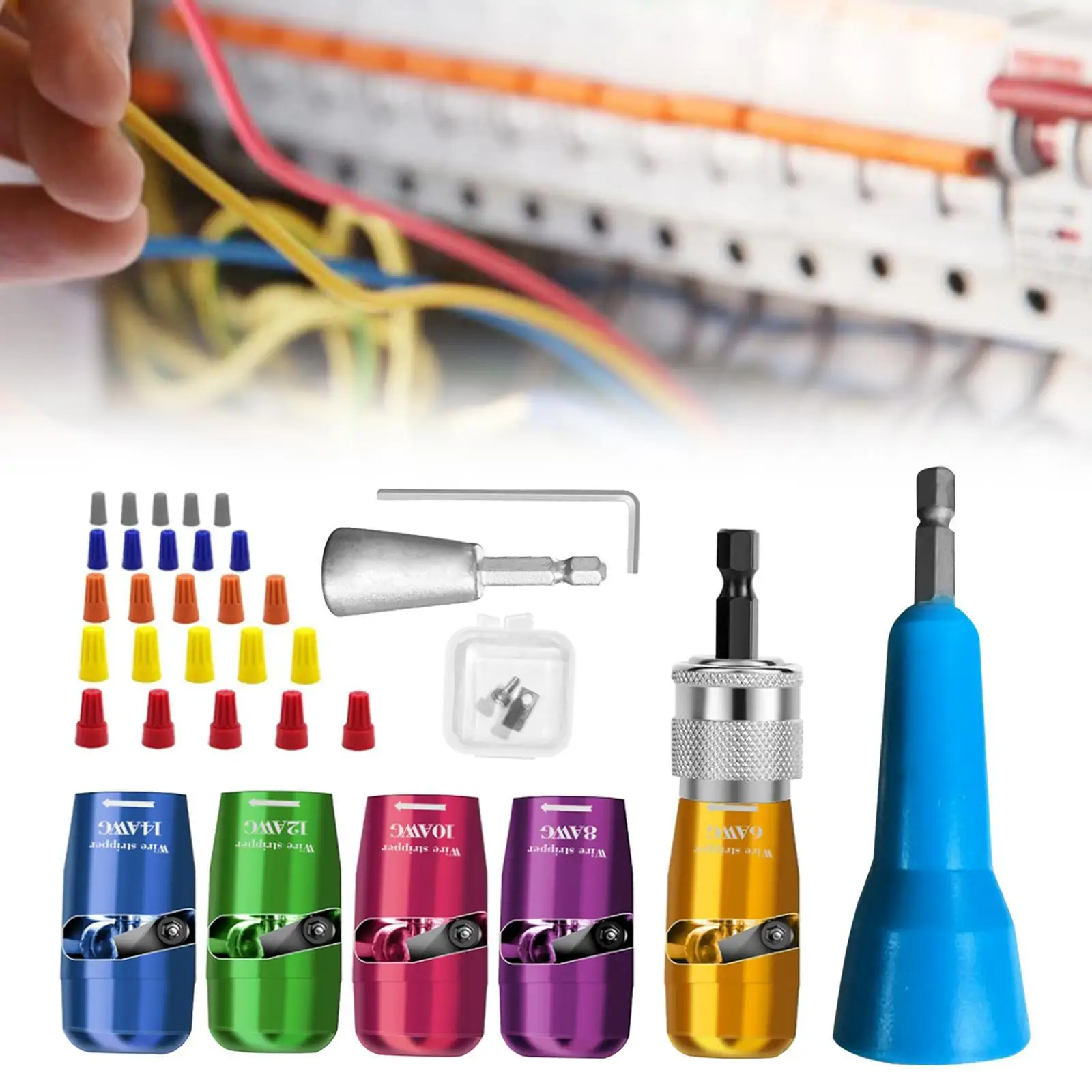

Wire Stripper Set for Electric Drill for Factory Connecting Wires