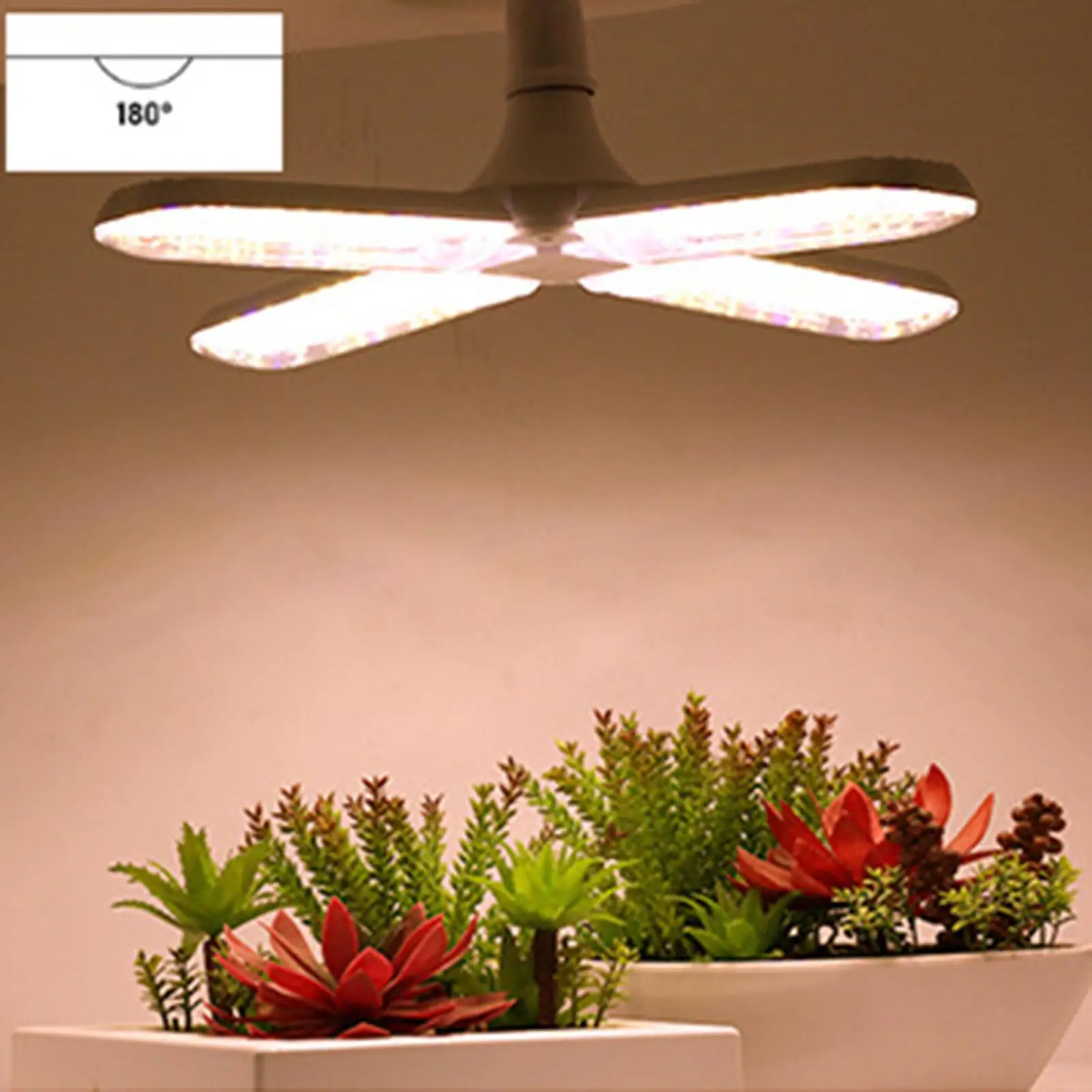 24 واط 36 واط 48 واط طوي LED تنمو ضوء Sunlike تزايد مصباح الطيف الكامل E27 تنمو لمبة ل الخضار النباتية زهرة الدفيئة