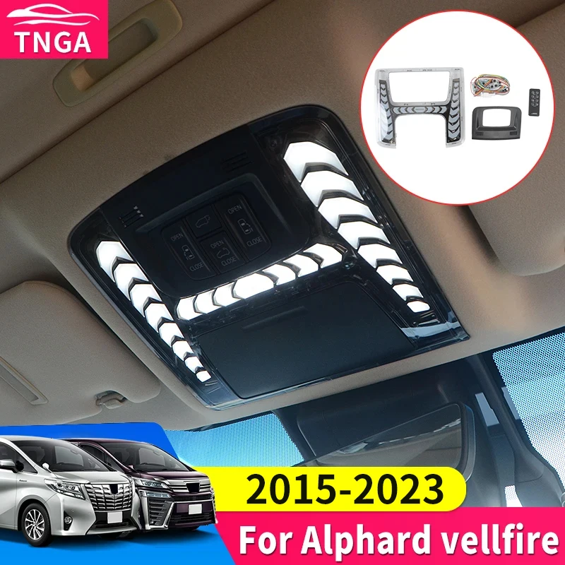 2015-2023 For Toyota Alphard Vellfire 30 Series Interior Lighting Car Roof Ceiling LED Reading Light Modification Accessories