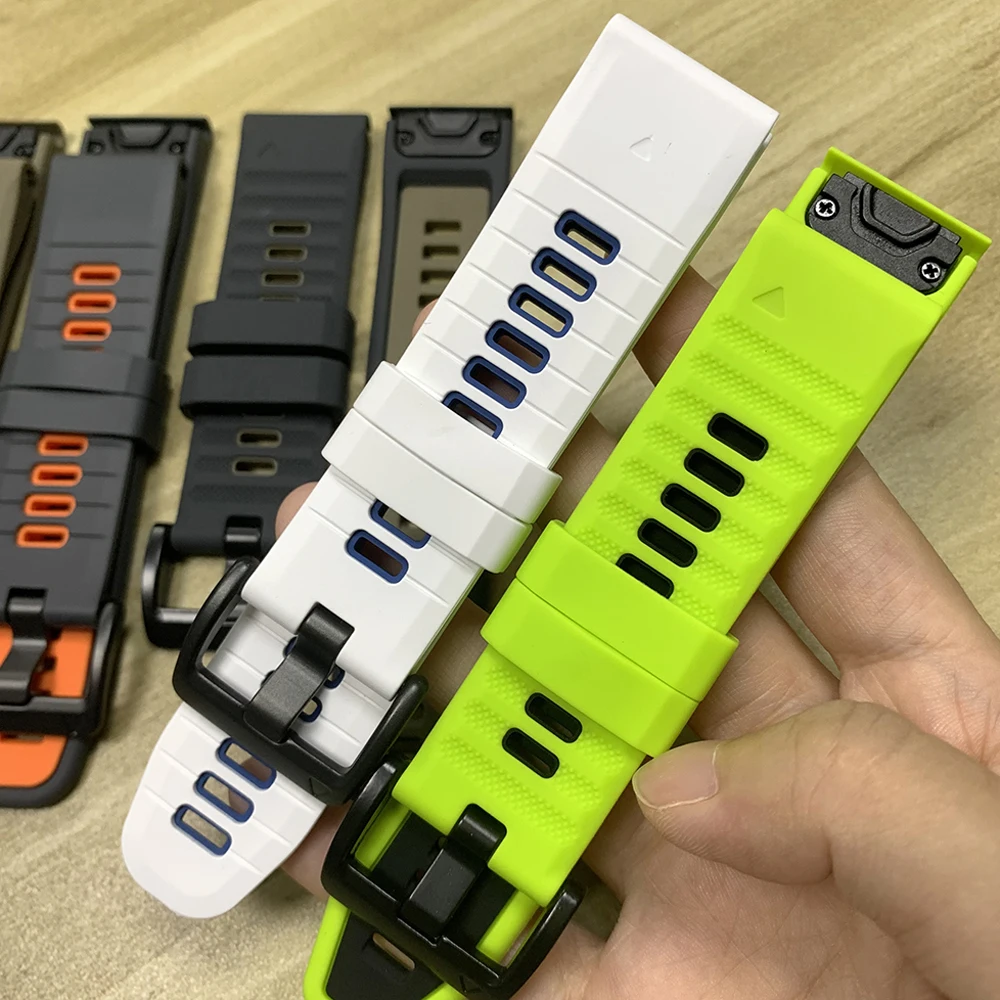 QuickFit 22 26mm Sport Band For Garmin Fenix 7 7X Solar 6 6X Official Strap Fenix9 8 Pro 47 51mm/Epix/Enduro 3/Tactix8 Bracelets