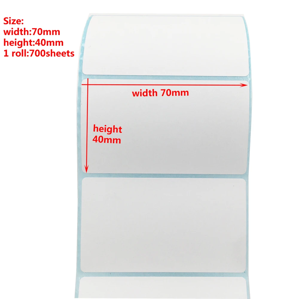 Stiker Label sekali pakai,/gulung tiga bukti termal Label kertas perekat diri cetak PaperP stiker segel stiker teh susu