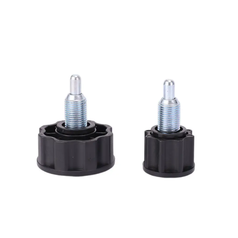 Heavy Duty Threaded Plum Knob Spring Pull Pin Exercise Bike Seat Post Adjustment Accessory Industrial Hardware