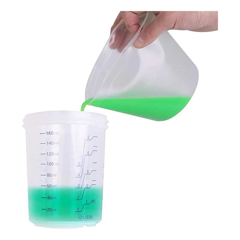 

J1UL1N Disposable Paint Guncup For HVLP Paint Spraygun,,Car Paint Gunkit Easy Install Easy To Use