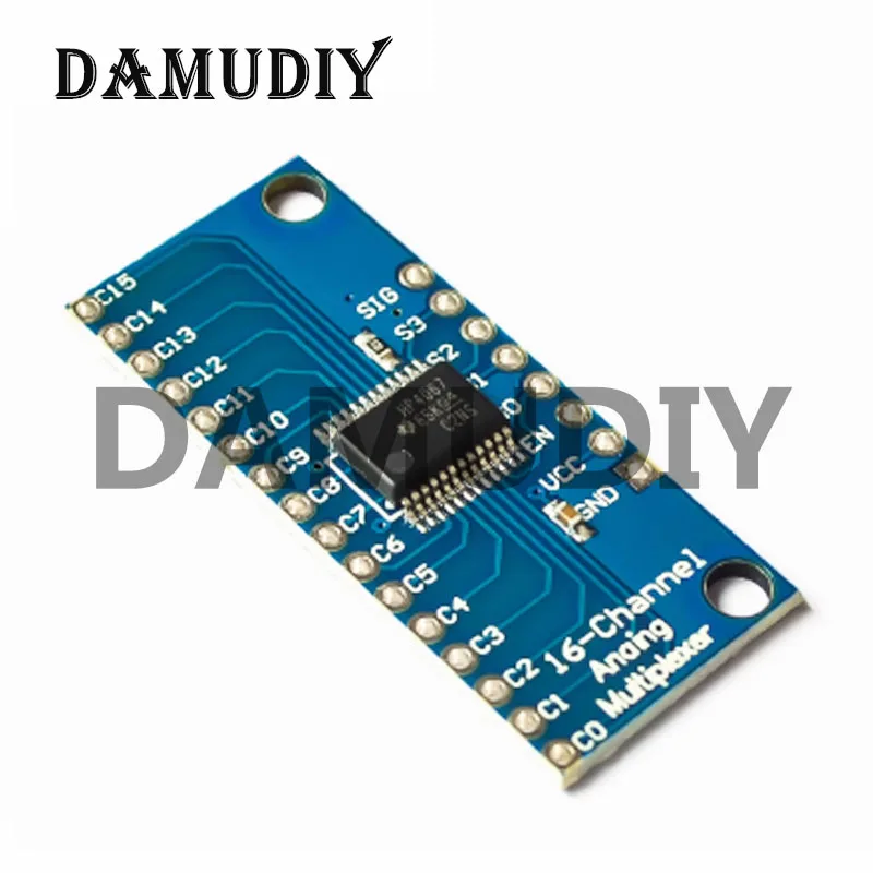 DAMUDIY 10pcs CD74HC4067 16-Channel Digital Multiplexer Breakout Board Module