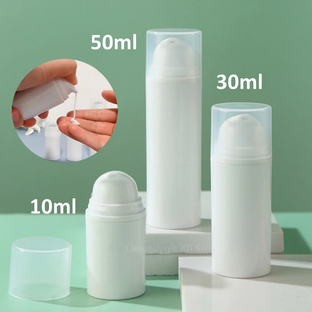 15/30/50 ml Lege Lotion Airless Vacuüm Hervulbare Flessen Plastic Pomp Flessen Reizen Emulsie Dispenser Cosmetische containers