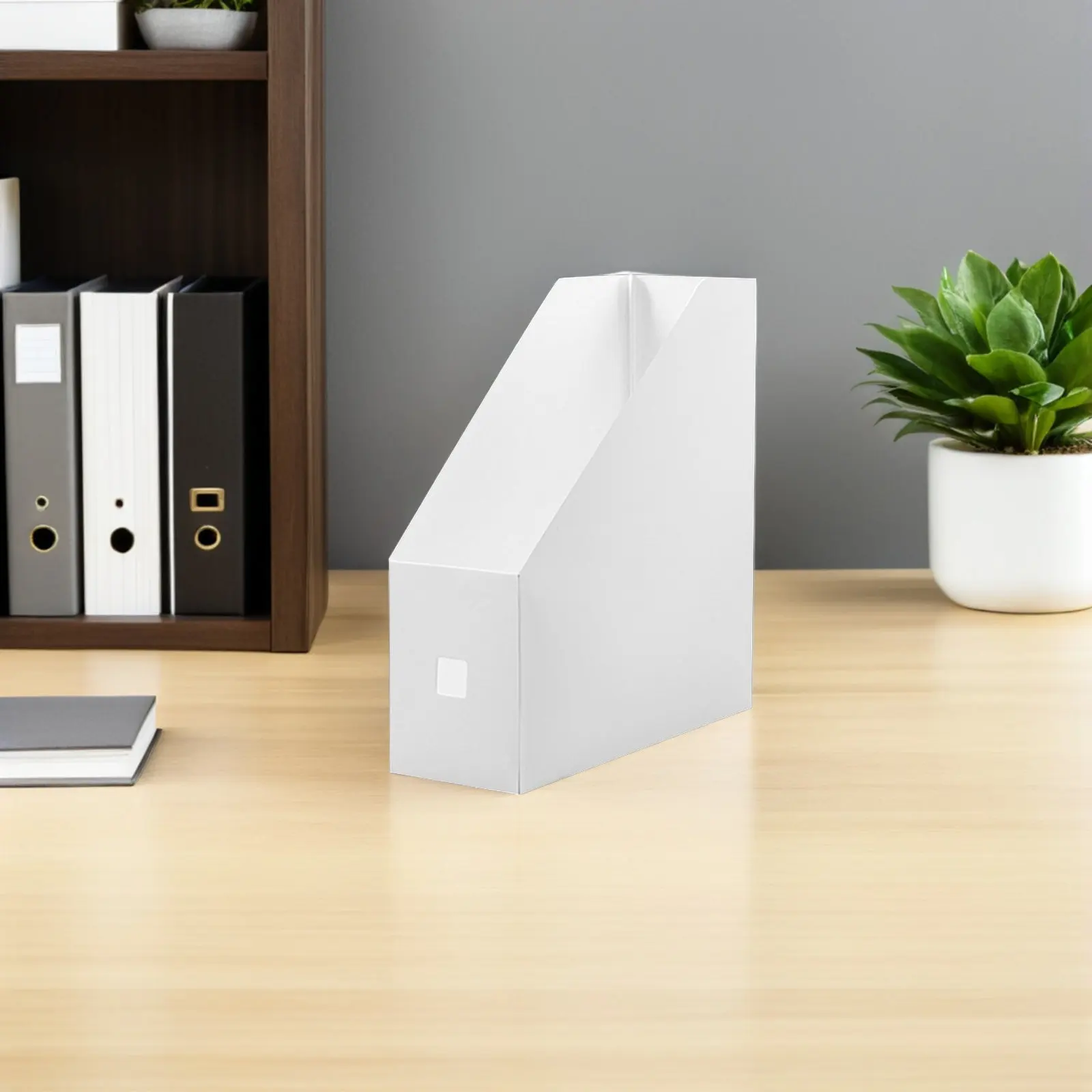 3Pcs Plastic Document Organizer Desktop File Rack Office Magazine Holder Book Storage File Holder Document Organizer