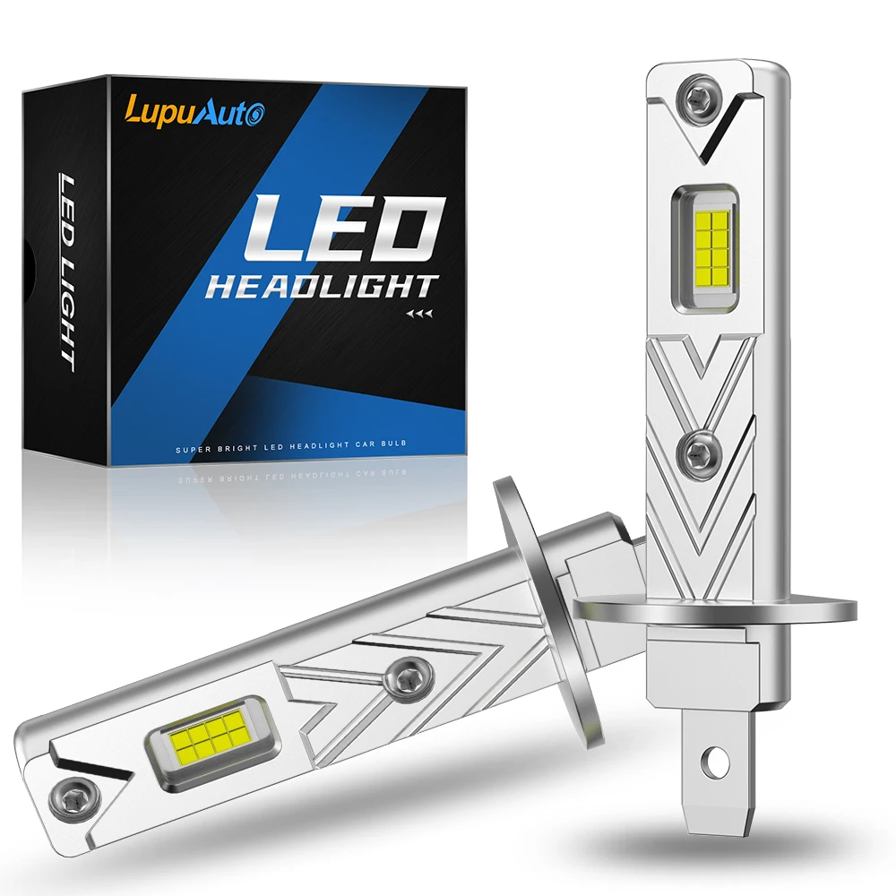 

2pcs Upgrade H1 LED Headlights Bulbs Canbus 12V 6500K 16000LM LED H1 Driving Fog Lights 1:1 Mini Size Plug and Play H1 LED Bulb