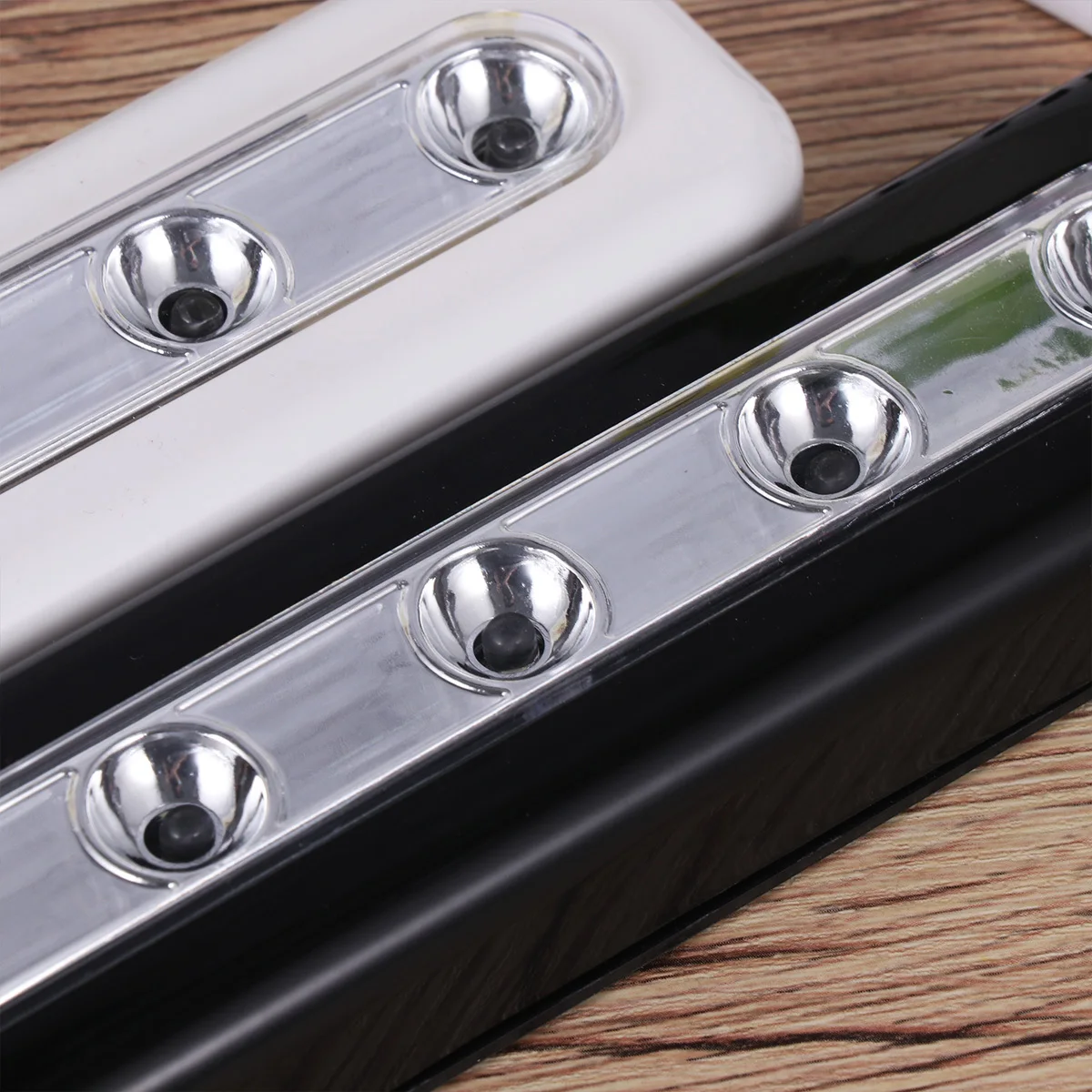 

2pcs 5Led Touch Lamp Cabinet Light Led Night Light For Car Kitchen Closets Wall Lighting Modern Lamp White Black