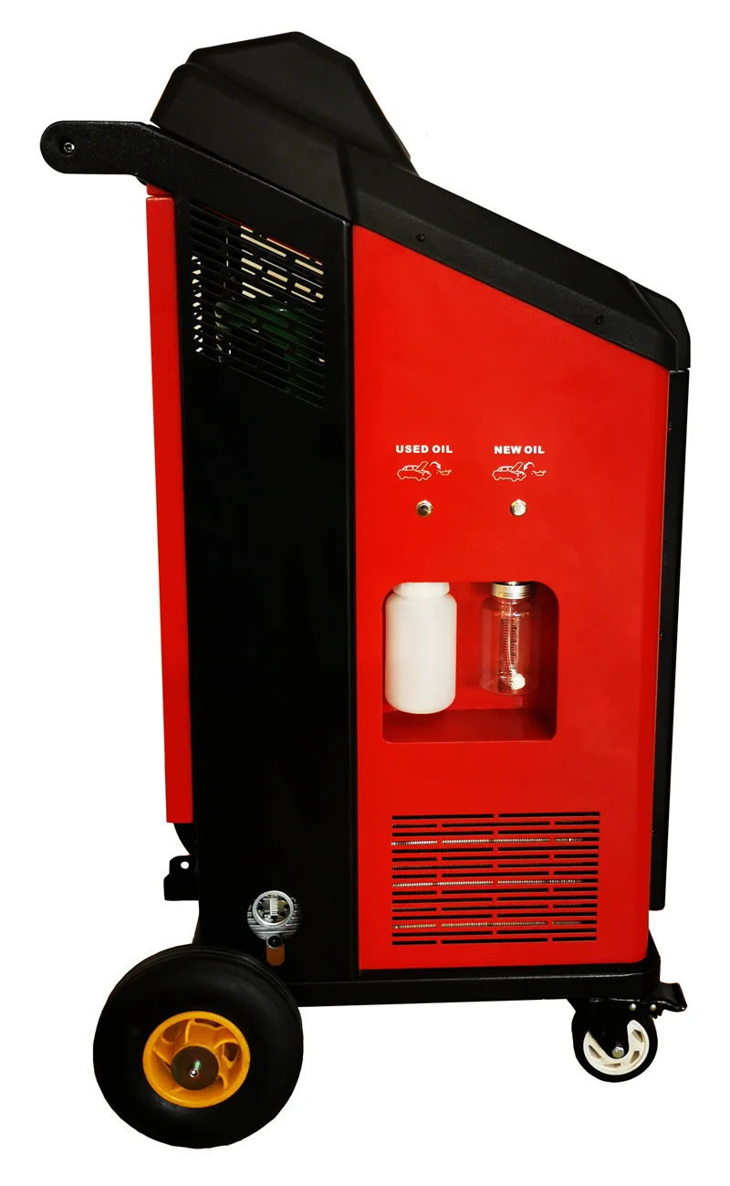 Estación de gestión de aire acondicionado, máquina de recarga de recuperación de reciclaje de refrigerante, CA R134a automática de valor 300