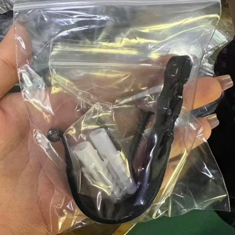 Dekorasi rumah pertanian pemasangan dinding (5 pak), kait dinding besi cetak abwr-cor) untuk di belakang mantel pintu, tas atau pot di dapur