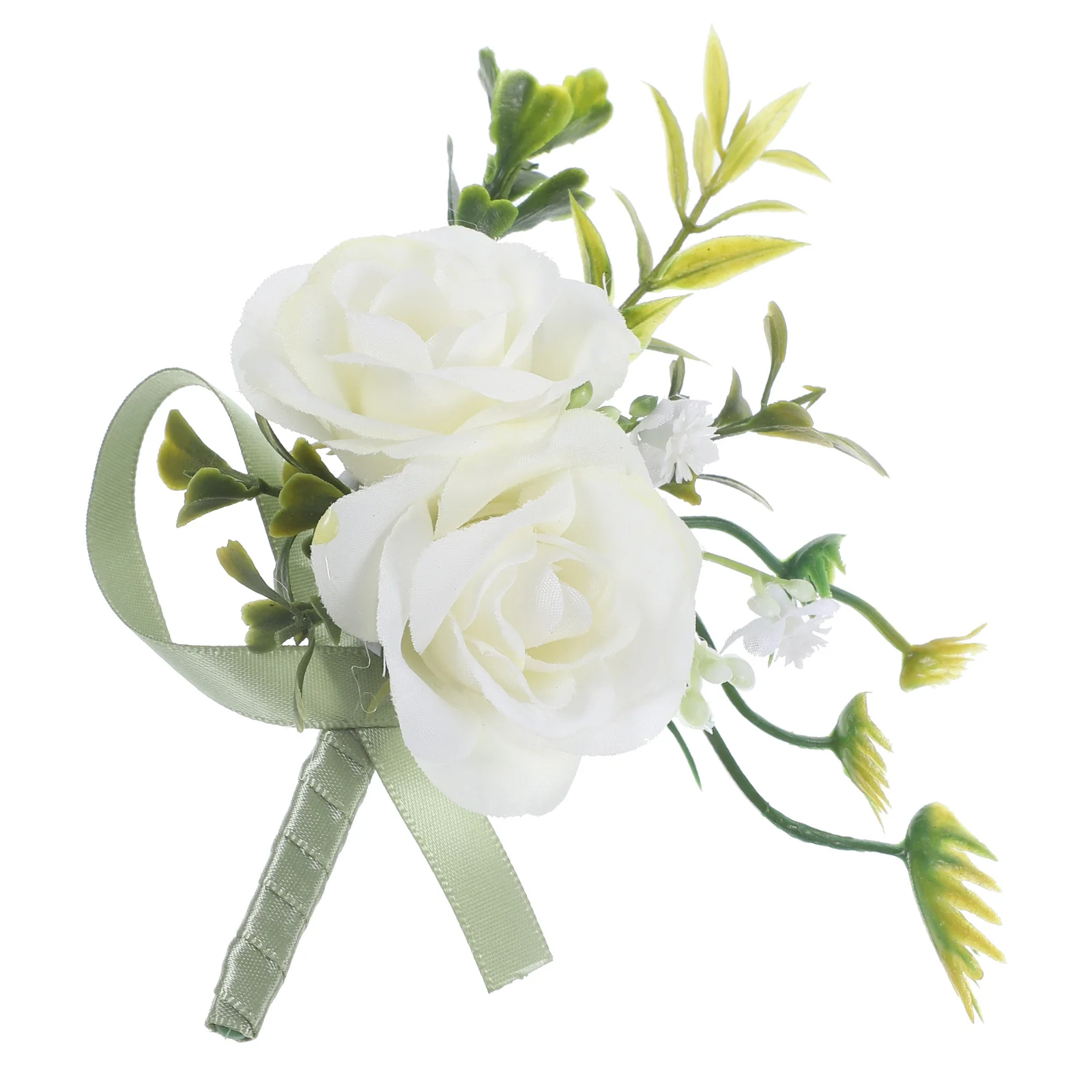 مجموعة الصدار الزفاف محاكاة زهرة العروة للعريس العروس وصيفه الشرف الأب الجد ديكور الأزهار الاصطناعية