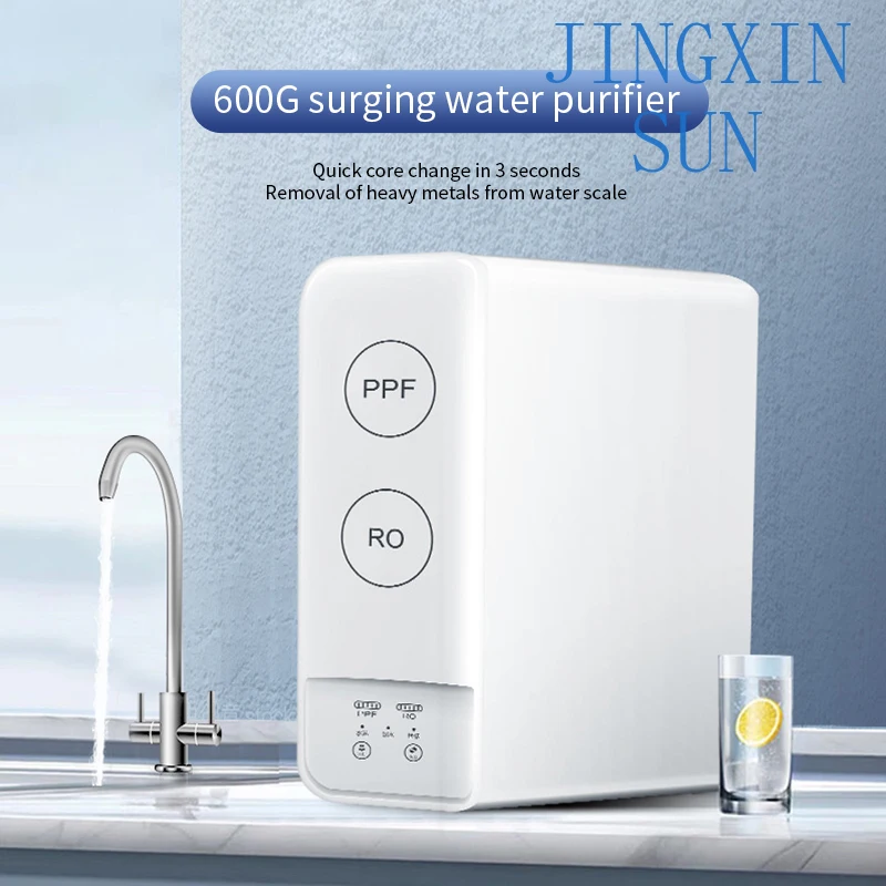 Direct Flow Easy Installation 600GPD Alkaline Larger Flow Under Sink Reverse Osmosis System RO Water Purifier