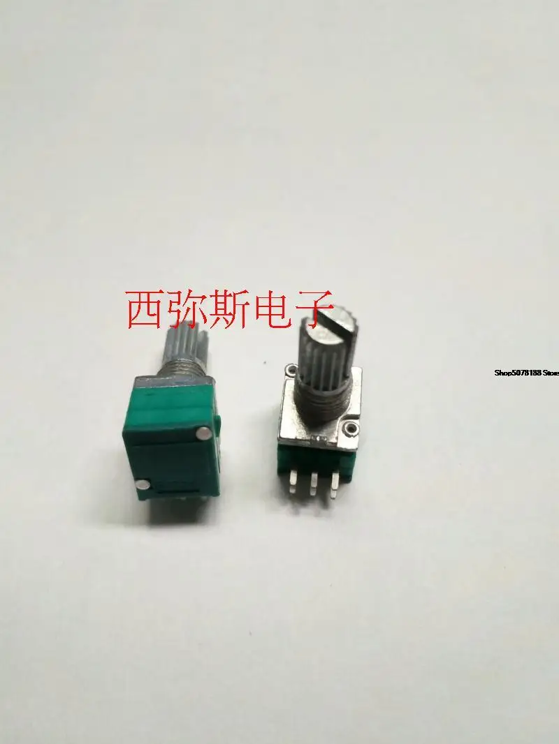 Type 9 precision potentiometer carbon film duplex 15 flower shaft 10K 20K 50K 100K