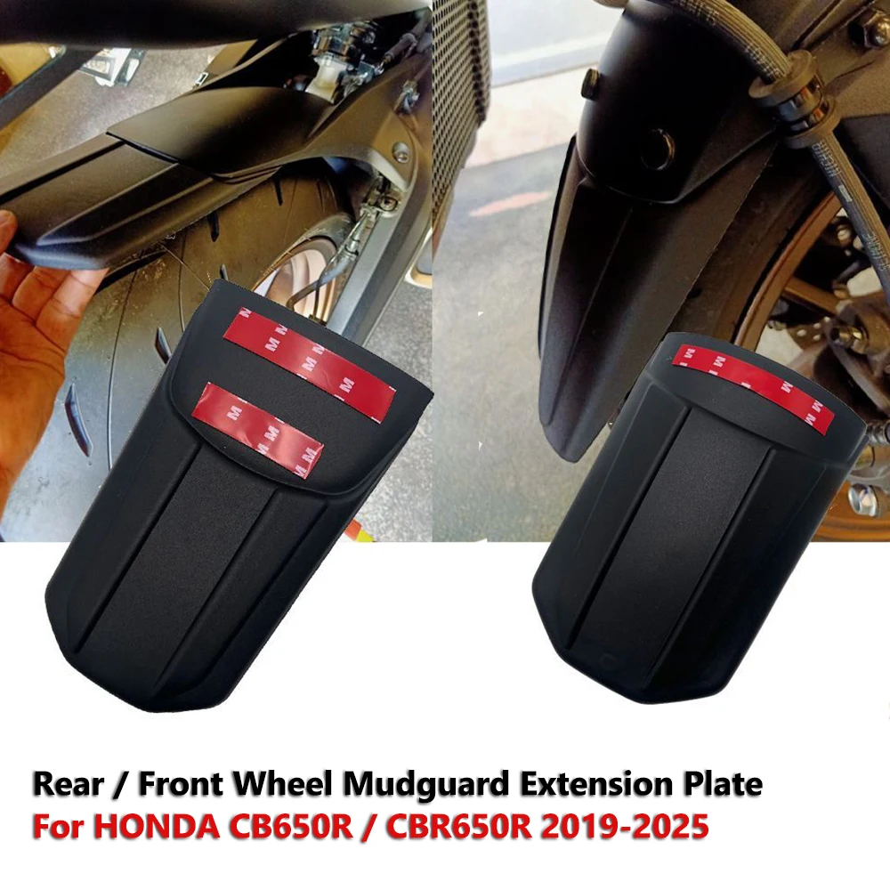 

Front or Rear Wheel Mudguard Extension Plate For HONDA CB650R CBR650R 2019-2025 Motorcycle Mud Splash Guard Fender Extender Slab