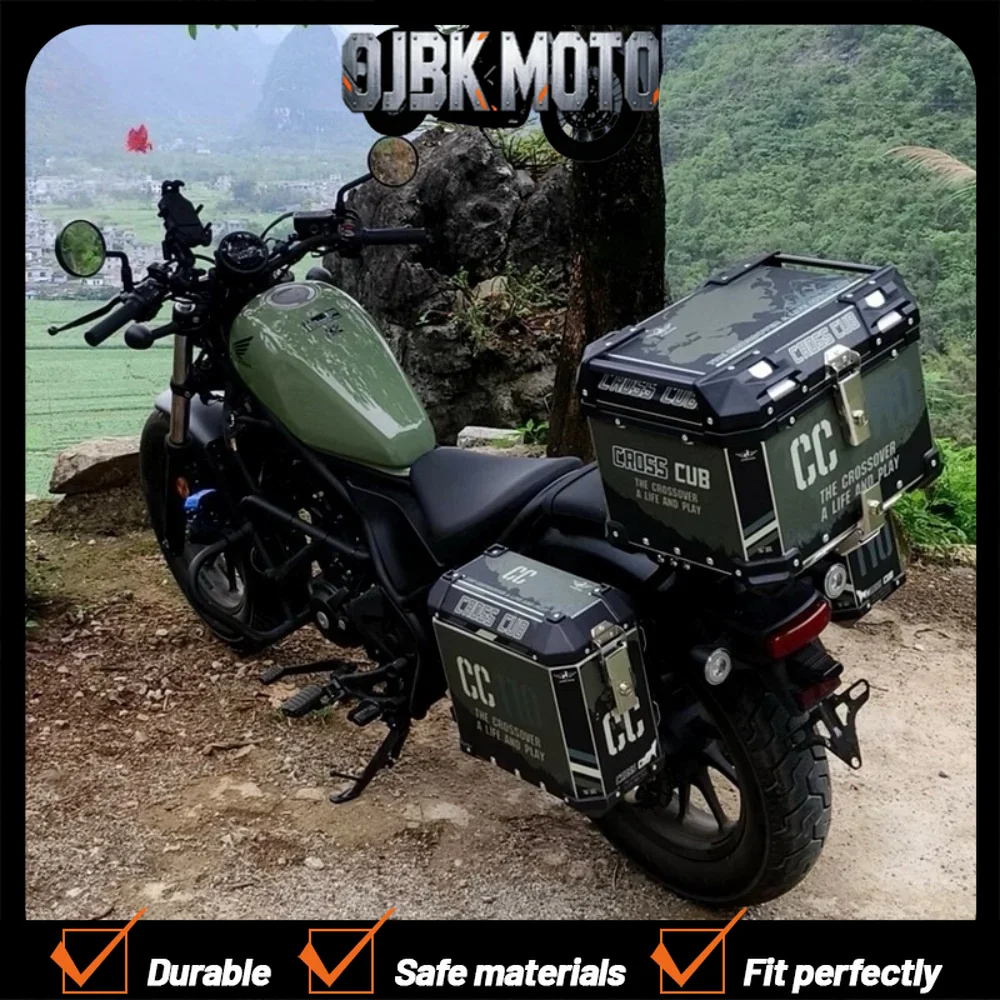 【Perfect fit】For Honda CM300500 side box tail box Cangyun three boxes 18 liters aluminum alloy side box modification parts