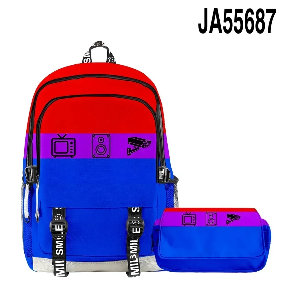 3D HOT New Product Skibidi Toilet Toilet Bag Backpack Backpack Pen Bag Sports Backpack Cartoon School Bag Mochil