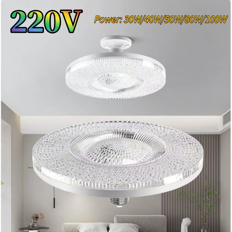 1Pc Energy-Saving Bulb Ultra-Bright Ceiling Light Universal E27 LED Crystal UFO Light Bulb For Home Living Room Bedroom.