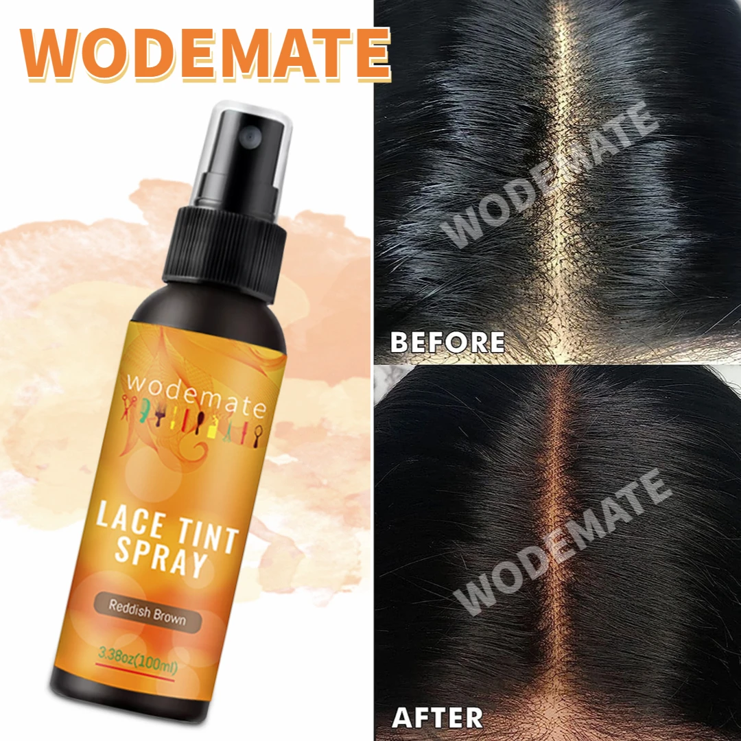 Lace Tint Spray For Wigs Light Brown Lace Tint Mousse For Women Hair Wigs Lace Tint Styling Foaming Mousse Colored Edge Tamer