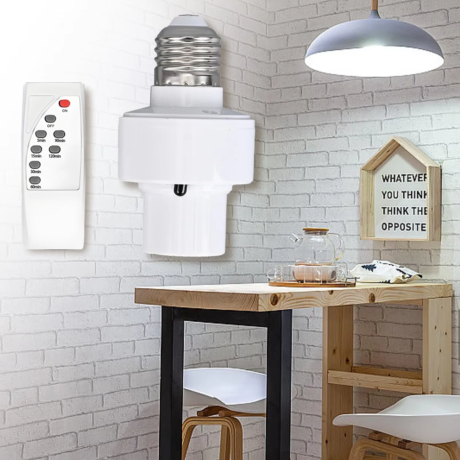 2026 Smart LED Lampholder E27 AC85-265V with Infrared Remote, Timer, Color Changing, Universal Socket, Easy Install for Home Use