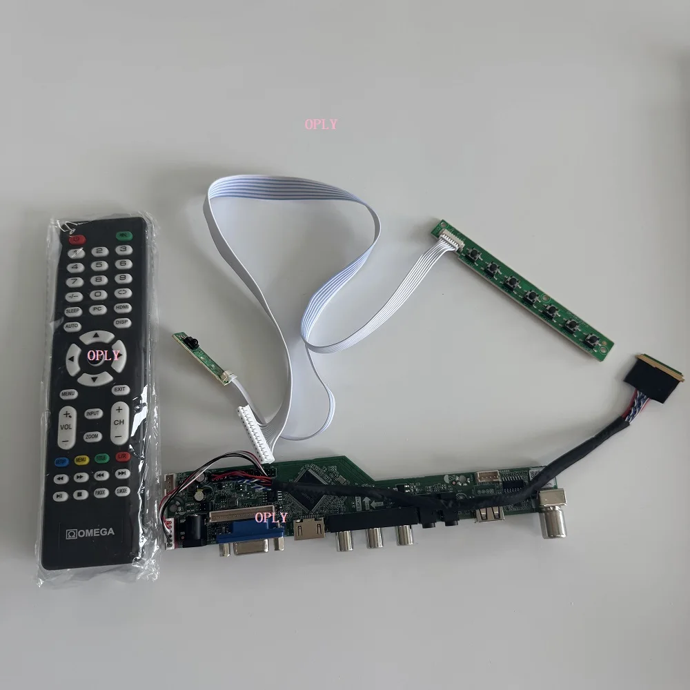 AV VGA TV controller board kit for LP156WH3(TL)(S1) LP156WH3 TL 1366X768 15.6